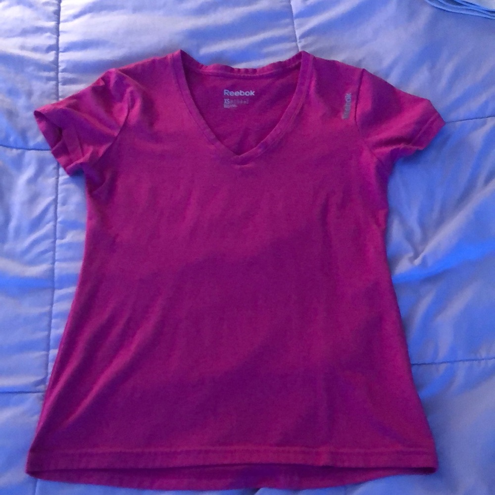 reebok tee | pink | size xs